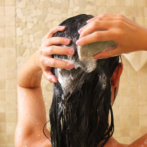 Shampoing Solide Cheveux Colorés à l'Huile De Brocoli - Comme Avant