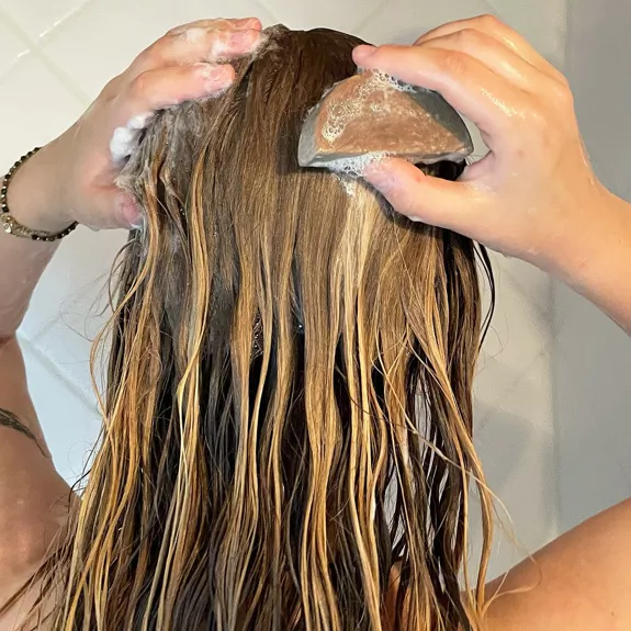 Shampoing Solide Cheveux Gras à l'Huile De Sésame &amp; Rhassoul - Comme avant