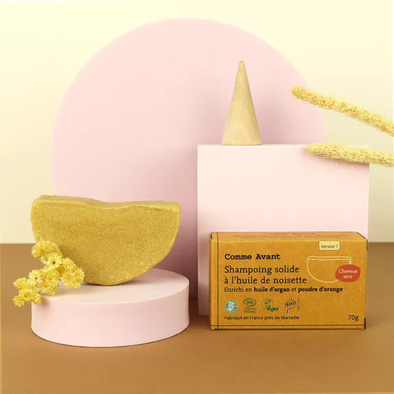 Shampoing Solide Cheveux Secs à l'Huile D’Argan - Comme Avant
