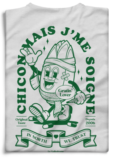 Tee-shirt mixte Chicon Mais J'Me Soigne T.M