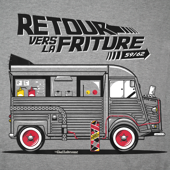 Tee-shirt mixte Retour De La Friture T.S