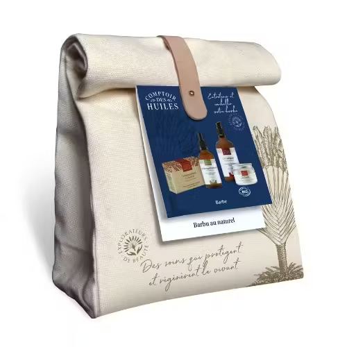 Coffret Fête des Pères Naturel et BIO - Barbu au naturel - Huile / Savon / Baume