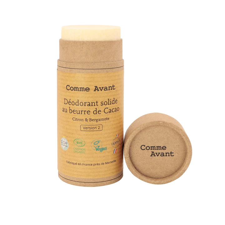 Déodorant Naturel Solide Citron &amp; Bergamote - Comme Avant