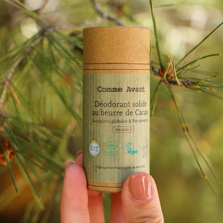 Déodorant Naturel Solide Eucalyptus &amp; Pin Sylvestre - Comme Avant
