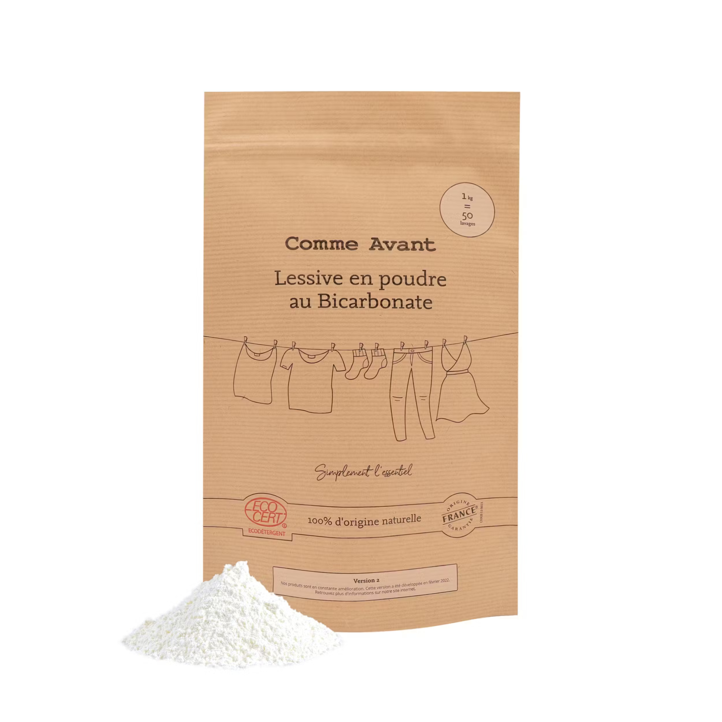 Lessive Naturelle En Poudre Au Bicarbonate - Comme Avant