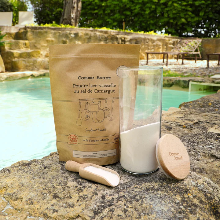 Poudre Lave-Vaisselle Naturelle Au Sel De Camargue Comme Avant