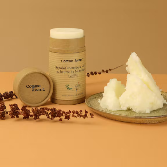 Répulsif Anti-Moustique Naturel Solide Au Beurre De Murumuru