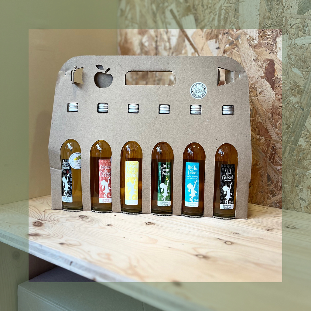 Coffret découverte 6x25CL - La pommeraie d'Oxelaëre
