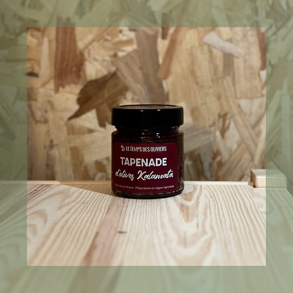 Tapenade d'olive Kalamata bio - Le temps des oliviers