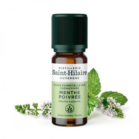 Huile Essentielle Menthe Poivrée Bio 10Ml