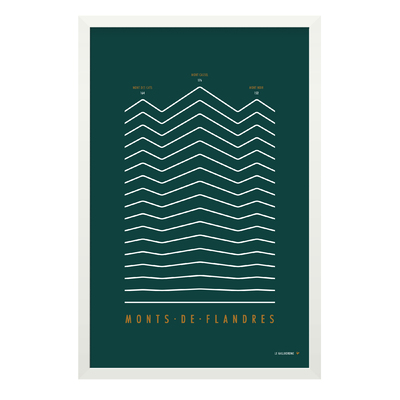 Affiche collector Dynamique Des Plaques - Monts Des Flandres