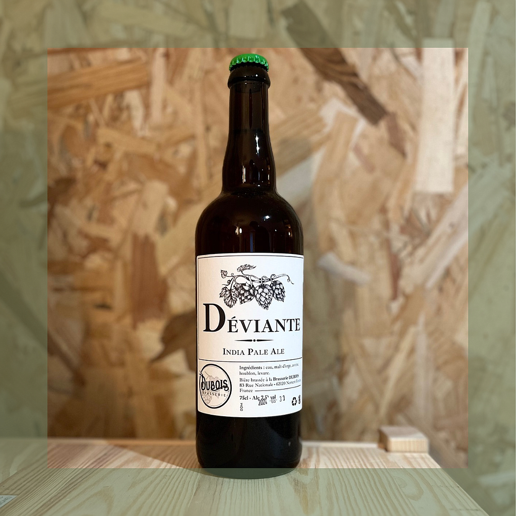 Bière Déviante IPA 7.5° -Brasserie Dubois