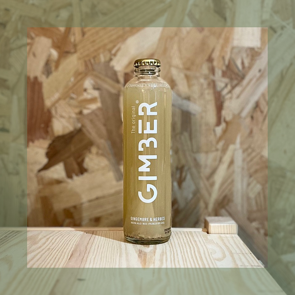 Gimber Prêt à boire Bouteille verre 250ml