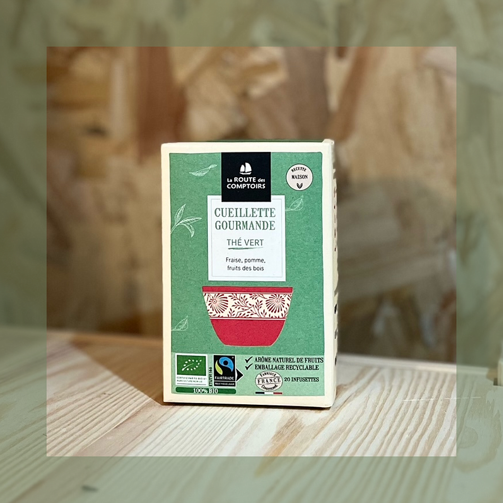 Thé vert cueillette gourmande bio - Infusette