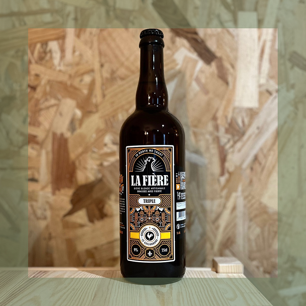 Bière la fière triple 75cl 9° - La brasserie du pays flamand