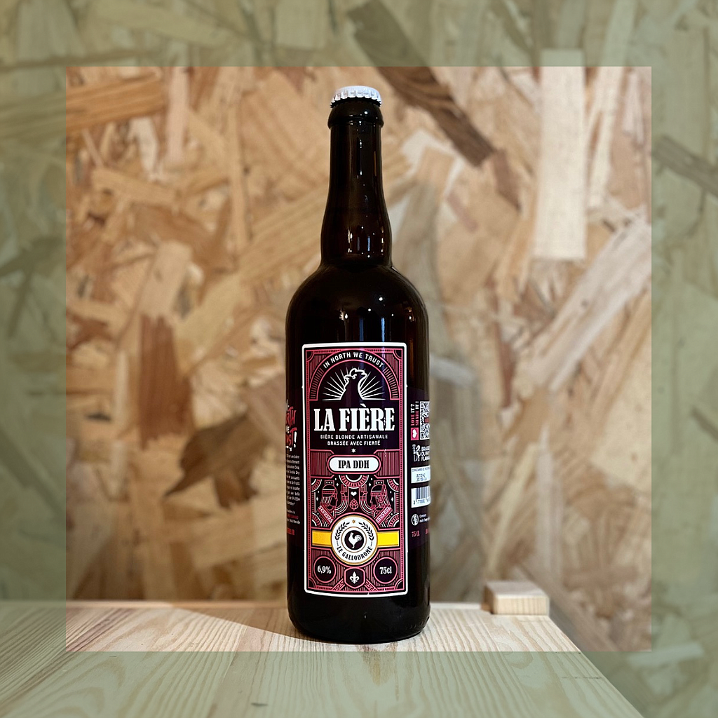 Bière la fière IPA double dry hop 75cl 6.9° - La brasserie du pays flamand