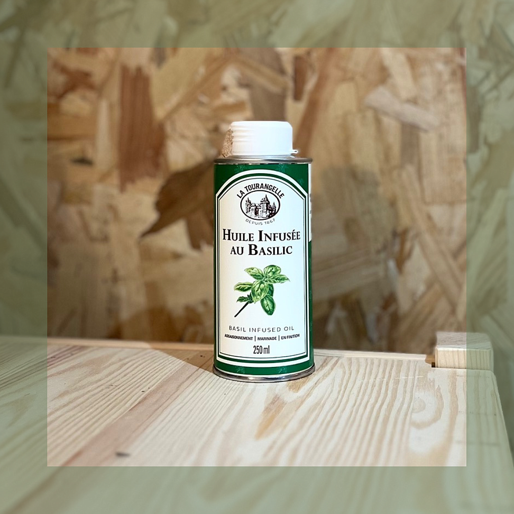 Huile Infusée au Basilic 250ml - La tourangelle