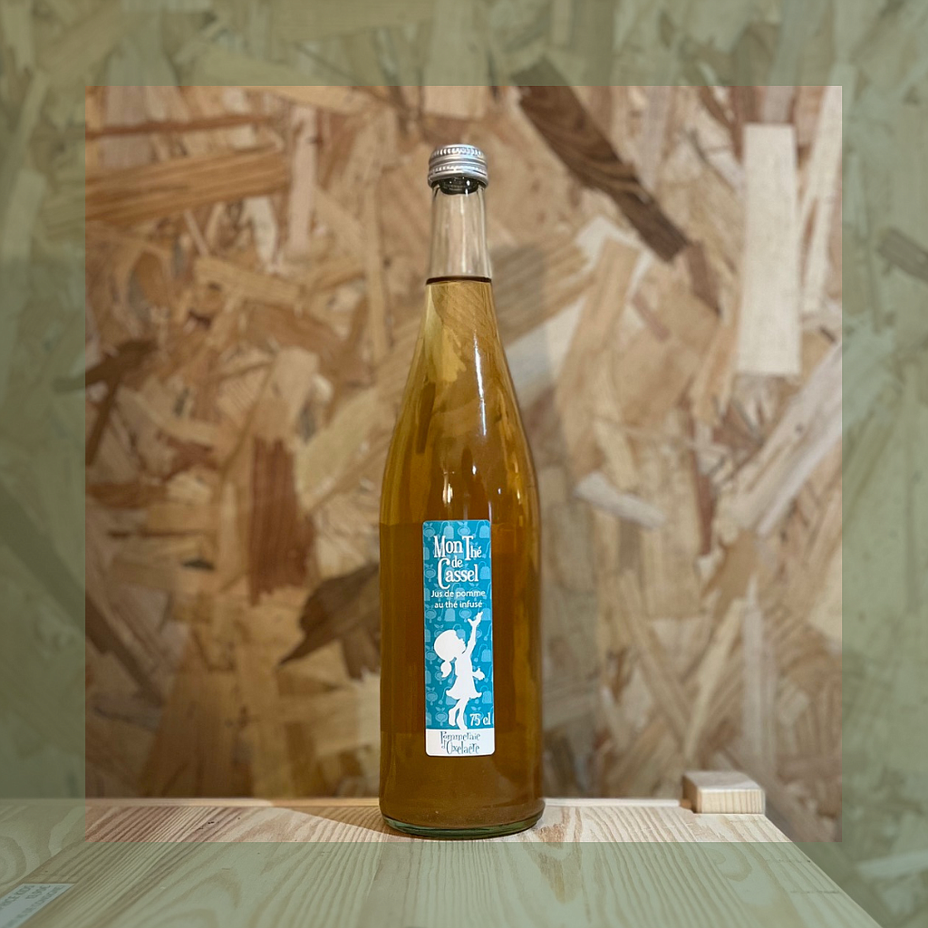 Jus de pomme mon thé de Cassel 75CL - La pommeraie d'Oxelaëre
