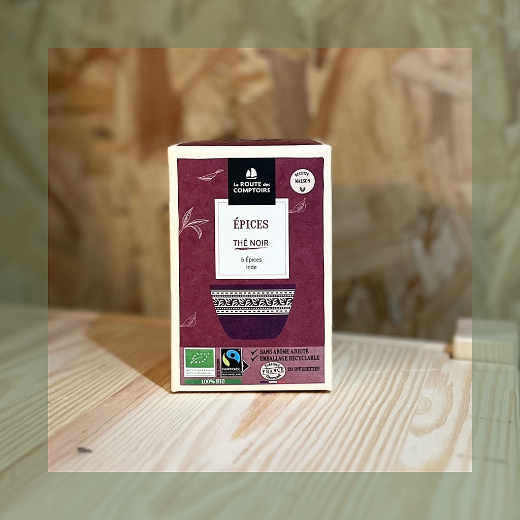 Thé noir aux épices infusettes bio