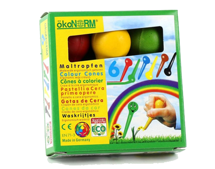 Boite De 6 Cônes Pour Colorier