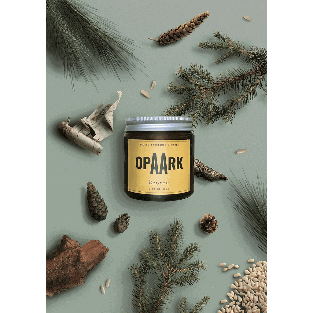 Bougie Opaark Écorce 90G