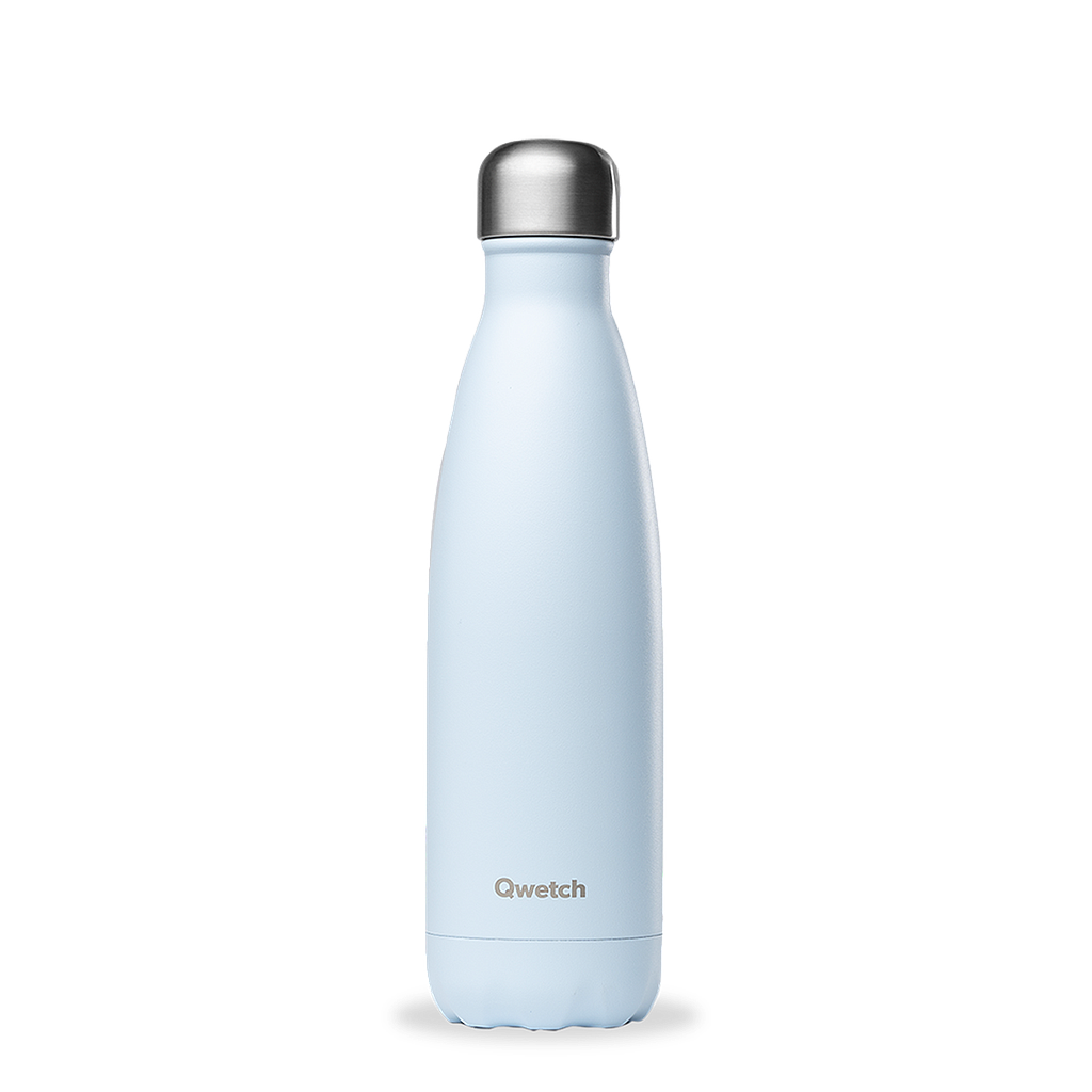Bouteille isotherme 500ml pastel bleu - Qwetch