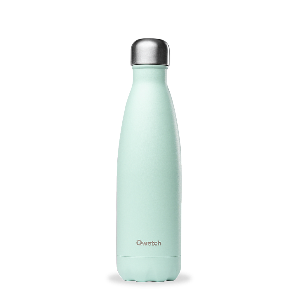 Bouteille isotherme 500ml pastel vert - Qwetch
