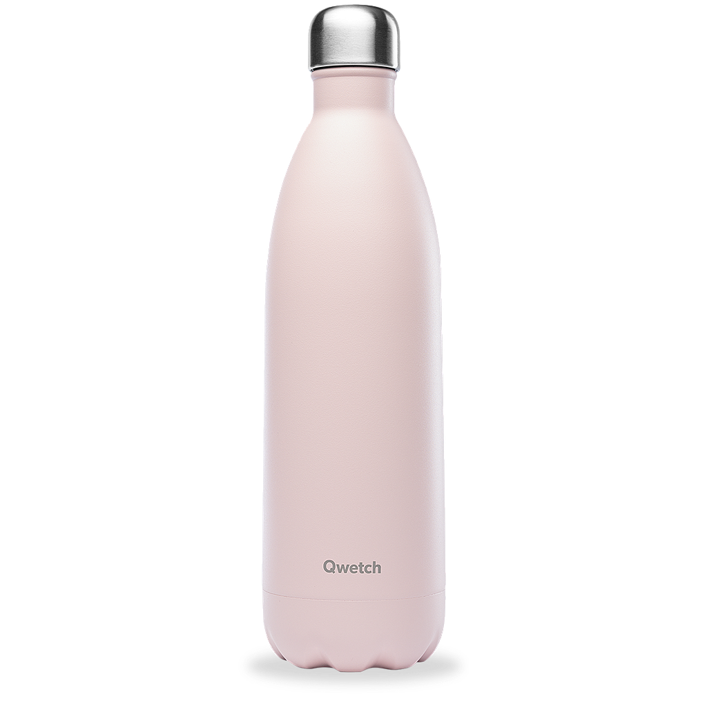 Bouteille Isotherme 1L Pastel Rose - Qwetch