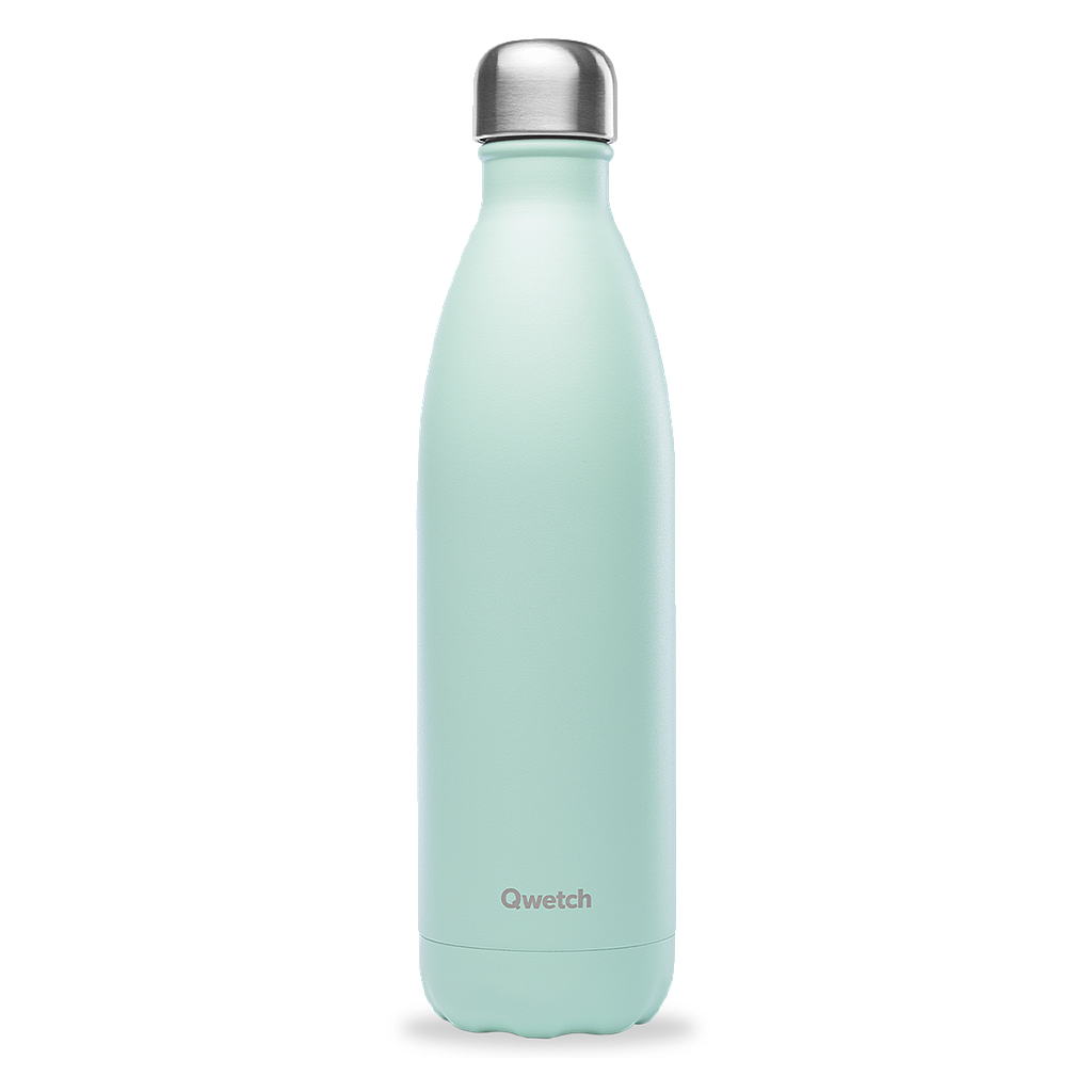 Bouteille isotherme 750ml pastel vert - Qwetch