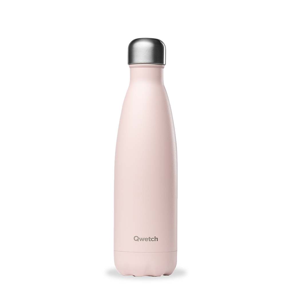 Bouteille isotherme 500ml pastel rose - Qwetch