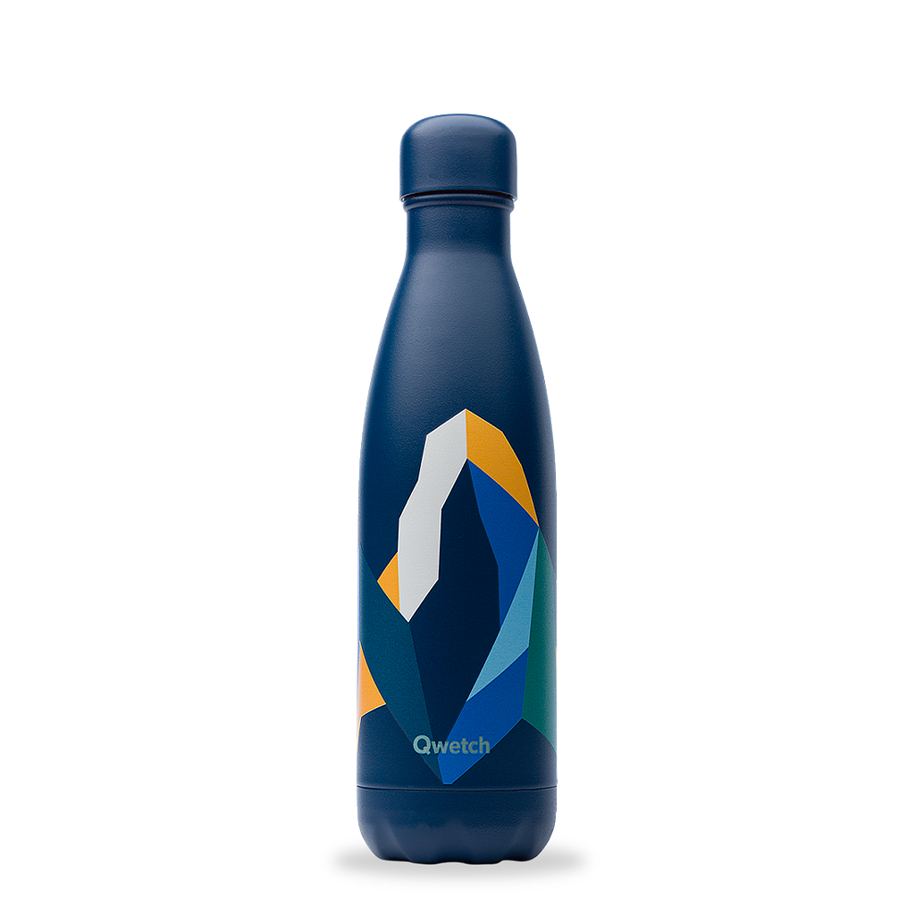 Bouteille isotherme altitude bleue 500ml - Qwetch