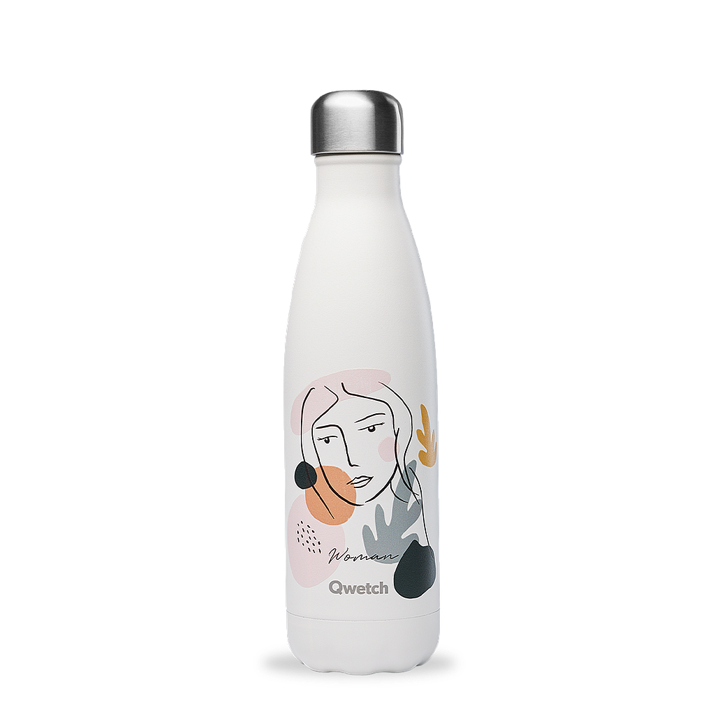 Bouteille Isotherme Woman 500Ml - Qwetch