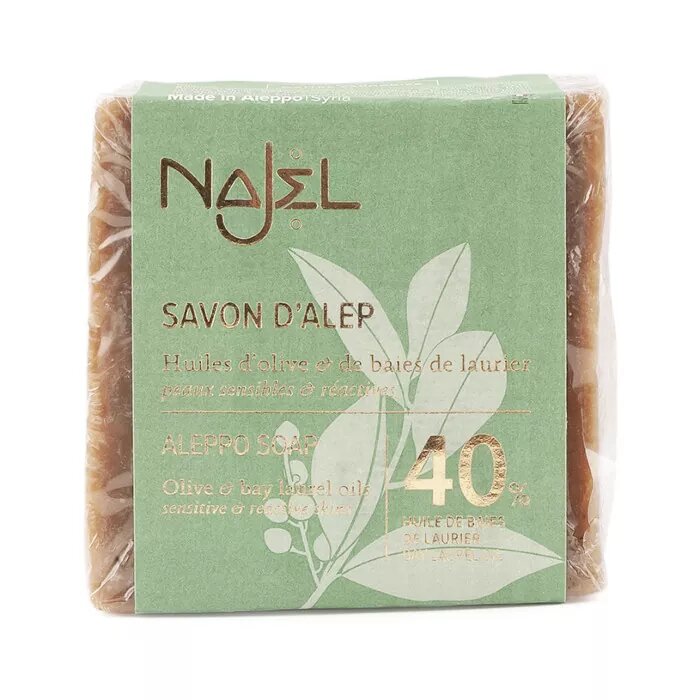Savon d'Alep premium 40%HBL 185g - Najel