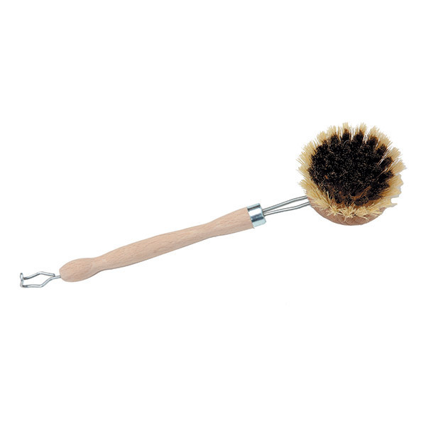 Brosse vaisselle laiton et fibre - La droguerie écologique
