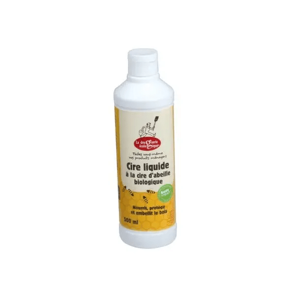 Cire liqiude à la cire d'abeille bio 500ml - La droguerie écologique
