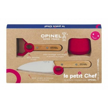 Coffret Opinel le petit chef rouge