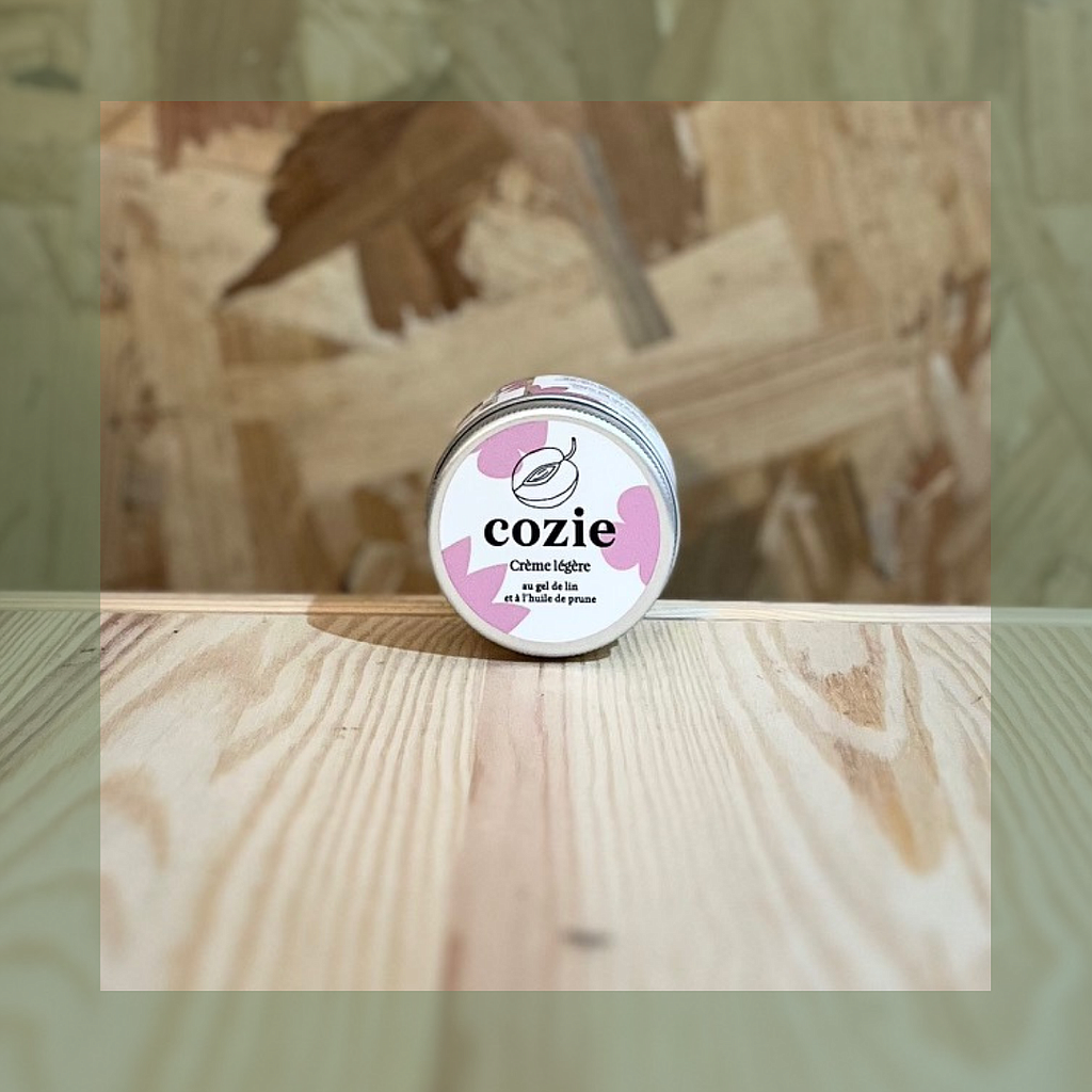 Crème De Soin Légère Pour Le Visage Au Gel De Lin Et A l'Huile De Prune - Cozie