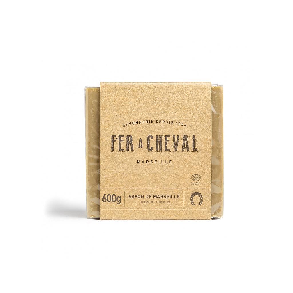 Savon de Marseille cube huile d'olive 600g - Fer à cheval