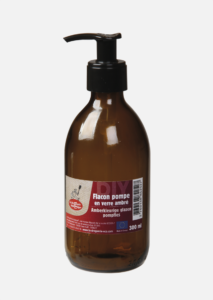 Flacon Pompe Verre 300Ml