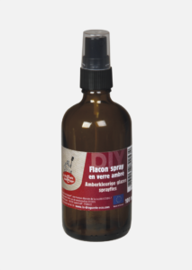 Flacon spray verre ambré 100ml