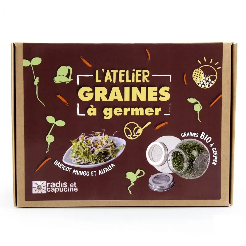 Coffret L'Atelier Graines À Germer Bio
