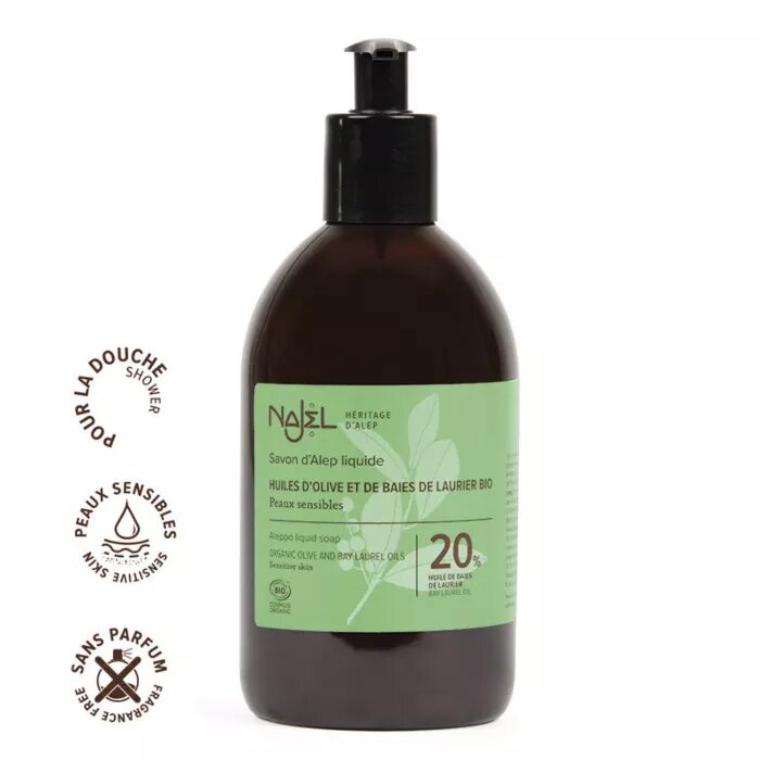 Savon Alep Liquide 20% Hbl 500Ml