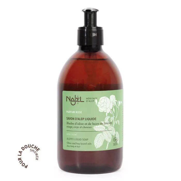 Savon D'Alep Liquide - Parfum Rose