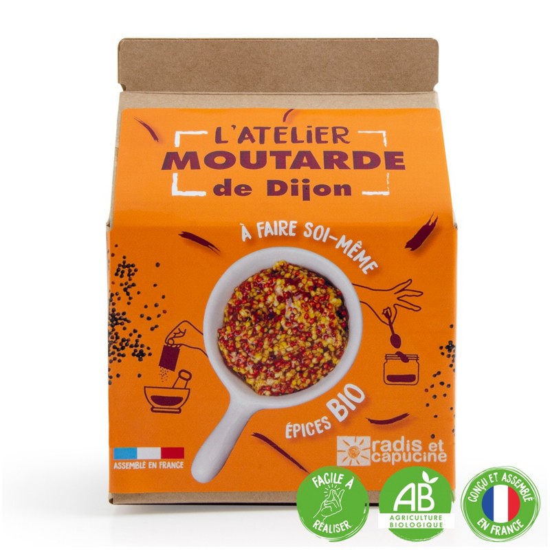 Kit L'Atelier Moutarde De Dijon Aux Épices Bio