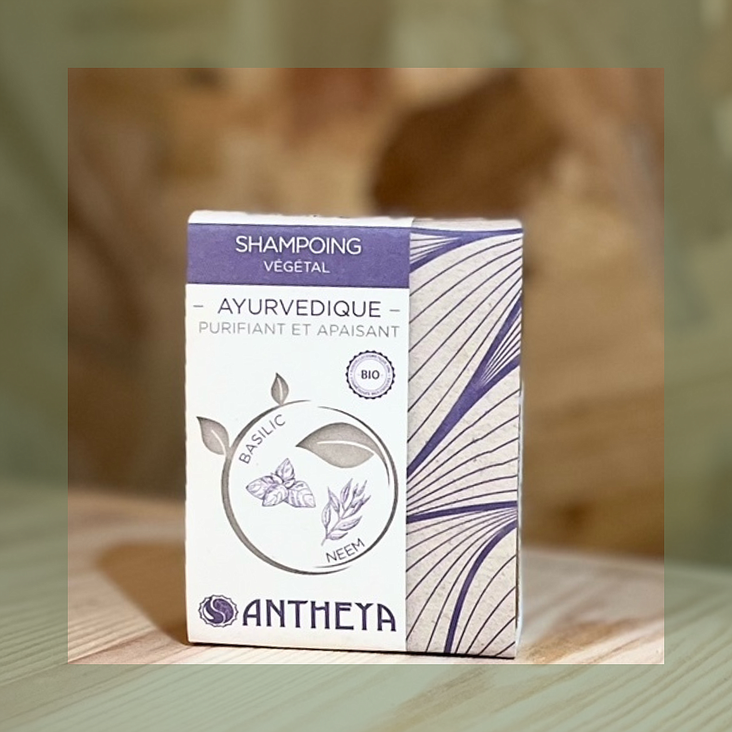 Shampoing ayurvédique basilic neem - Antheya