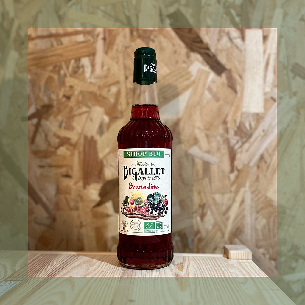 Sirop de grenadine bio 70CL - Bigallet