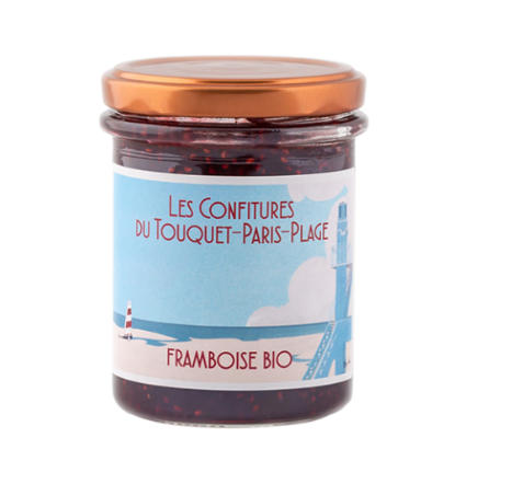 Confiture de framboise 220g bio - Les confitures du Touquet
