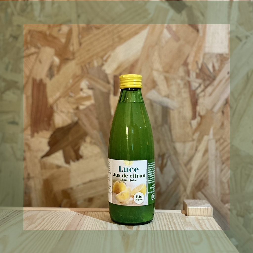 Pur jus de citron bio 25cl