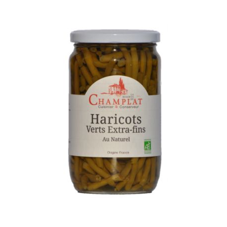 Haricots verts extra fins 345g bio - Champlat