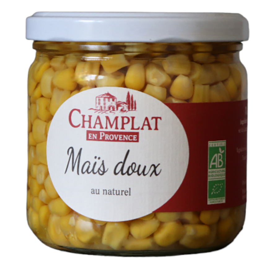 Maïs doux au naturel 240G bio - Champlat